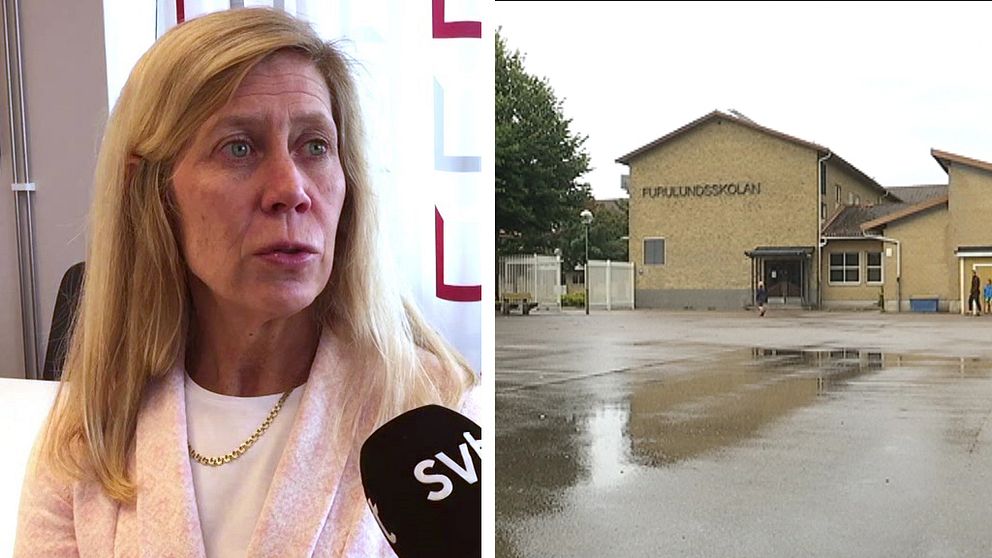 Åklagare Gisela Sjövall och Furulundsskolan.