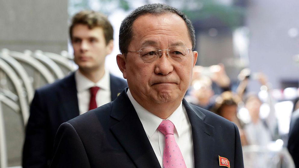 Nordkoreas utrikesminister Ri Yong-Ho