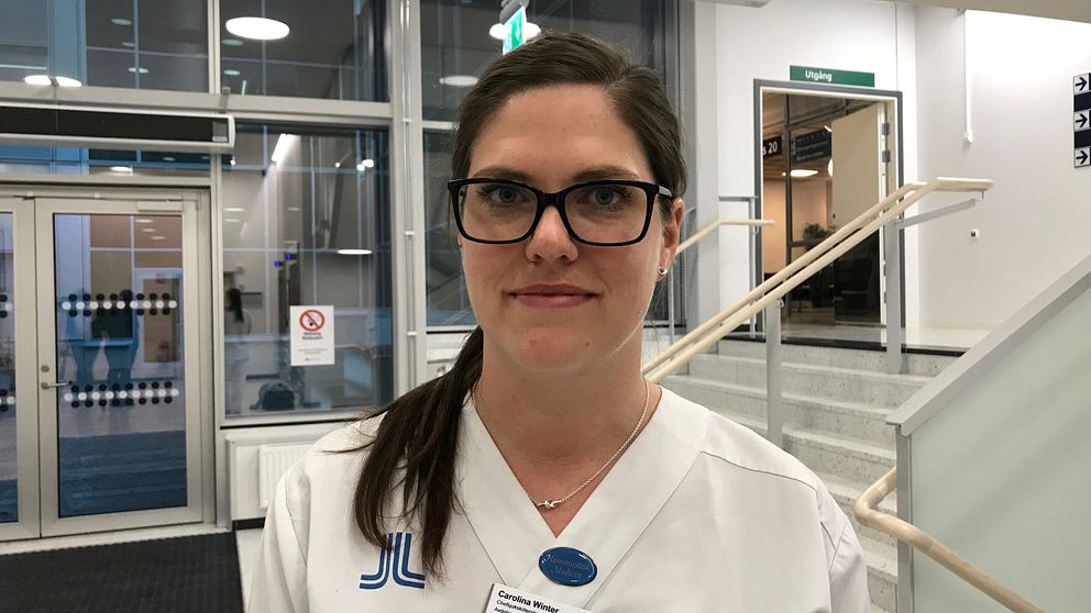 Carolina Winter, chefsjuksköterska på avdelning 23 på Södertälje sjukhus.