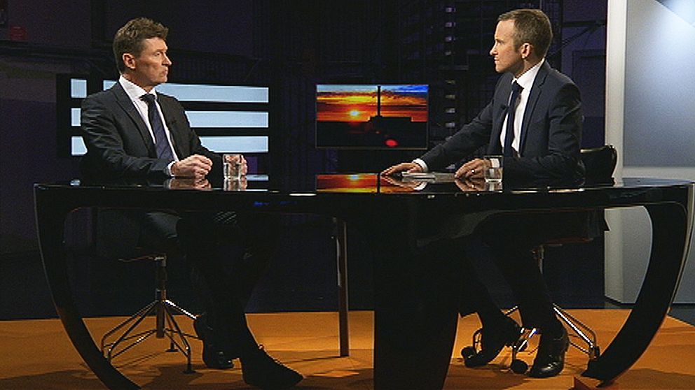 Vattenfalls nordenchef Torbjörn Wahlborg frågas ut av Anders Holmberg i Agenda.