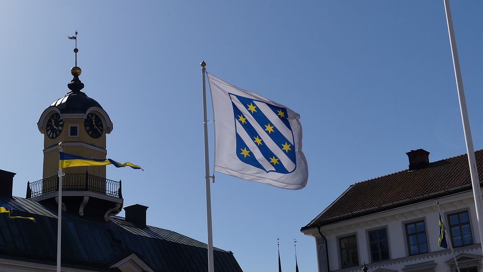 Söderköpings kommunvapen flagga logga kommun