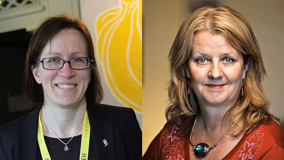 Ulrika Facht, medieanalytiker för Nordicom och Annika Hellström, producent & aktivist på Dorisfilm.