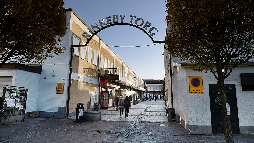 Rinkeby torg i Stockholm.