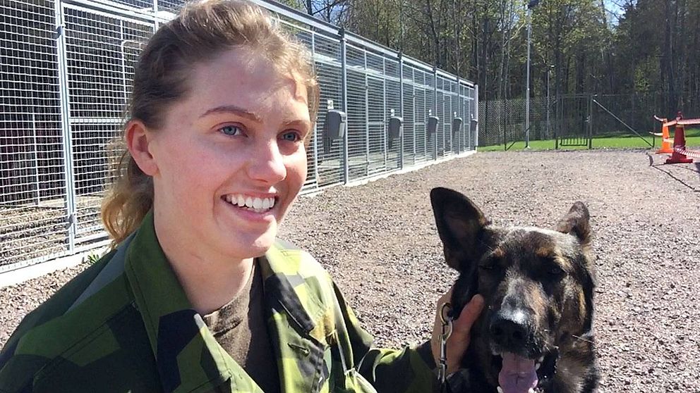 Evelina Edman hundförare helikopterflottiljen malmen linköping