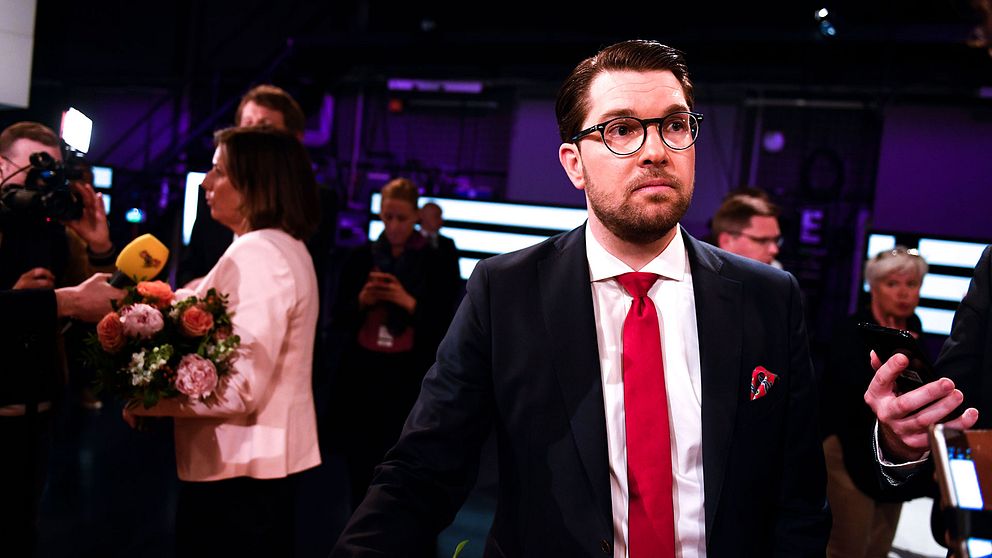 Jimmie Åkesson (SD) i SVT:s partiledare