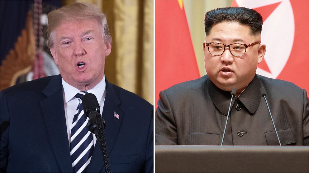 USA:S president Donald Trump och Nordkoreas ledare Kim Jong-un.