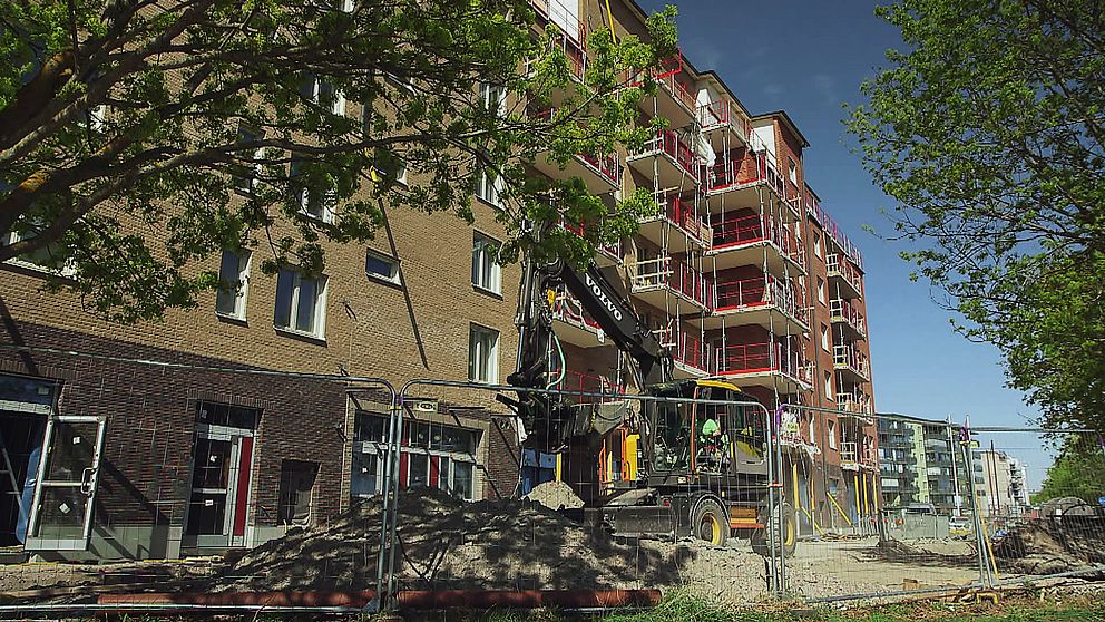 Nybyggnation i Uppsala. Men nu skjuts andra bostadsprojekt i staden upp.