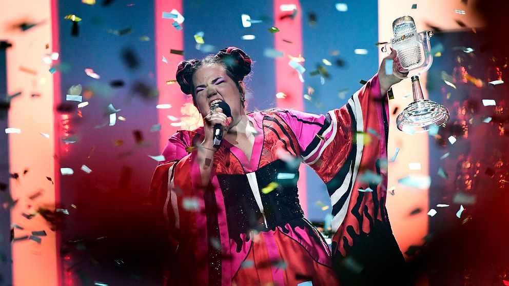 Vinnaren av Eurovision 2018, Netta från Israel.