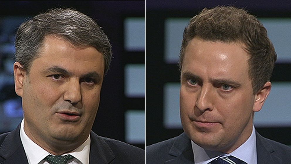 Ibrahim Baylan (S) och Tomas Tobé (M) möttes i en skoldebatt i Agenda.