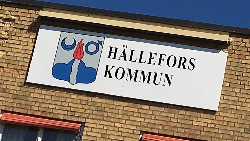 Hällefors kommun skylt