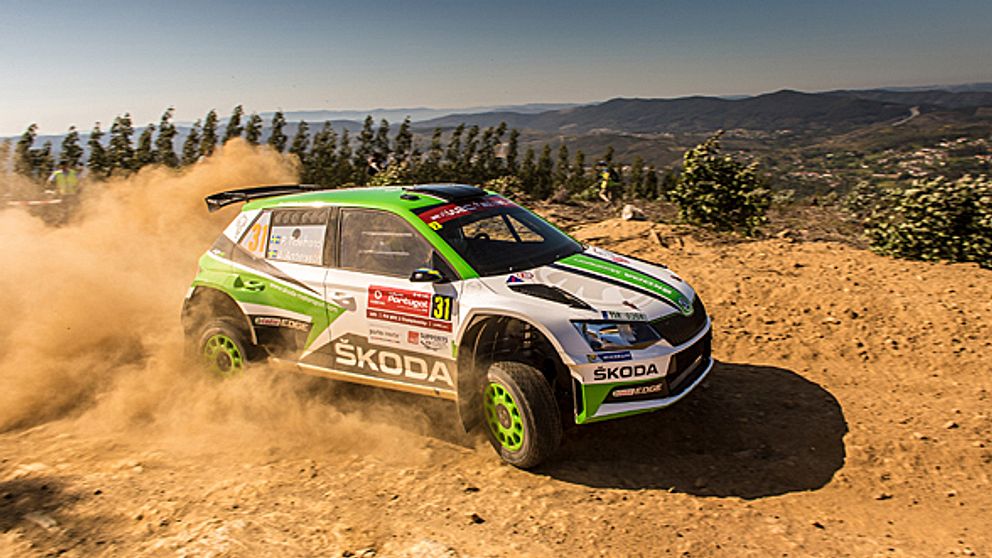 Pontus Tidemand i Rally Portugal