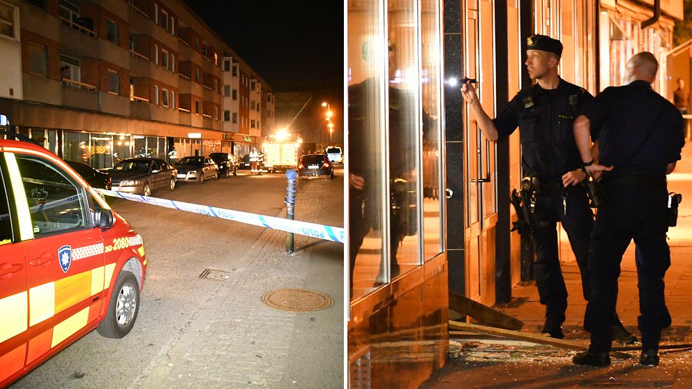 Explosionen inträffade på Pilgatan i centrala Malmö, natten mot söndag.