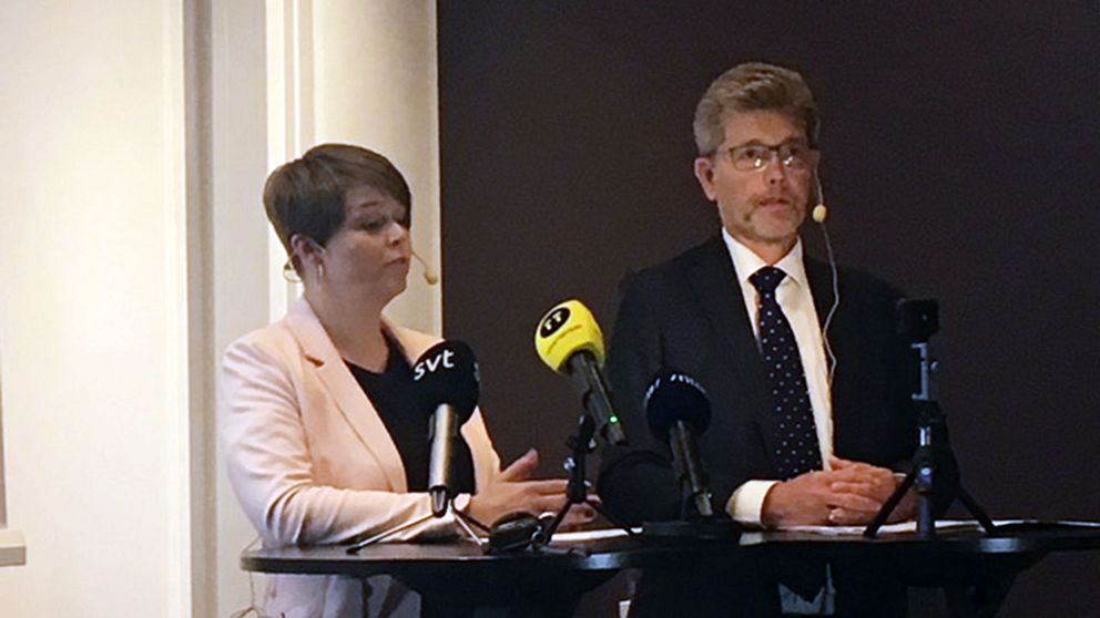 Malmös kommunstyrelseordförande Katrin Stjernfeldt Jammeh (S) och Köpenhamns överborgmästare Frank Jensen.