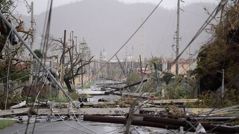 Orkanen Maria orsakade stor förödelse i Puerto Rico, och kan ha kostat över 4 600 människor livet. Bilden är från den 20 september 2017.