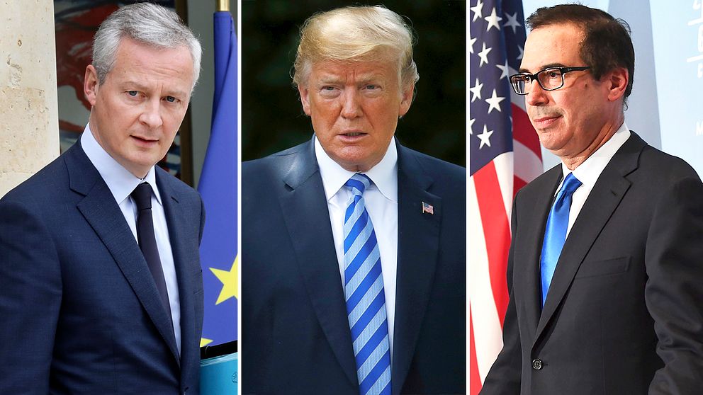 Frankrikes finansminister Bruno Le Maire och USA:s motsvarighet Steve Mnuchin möttes i Quebec, Kanada, en vecka före det stora G7-mötet där USA:s president Donald Trump väntas närvara