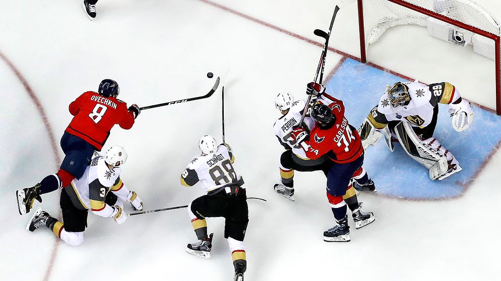 Washington Capitals Alexander Ovetjkin var glödhet i den tredje finalmatchen i Stanley Cup