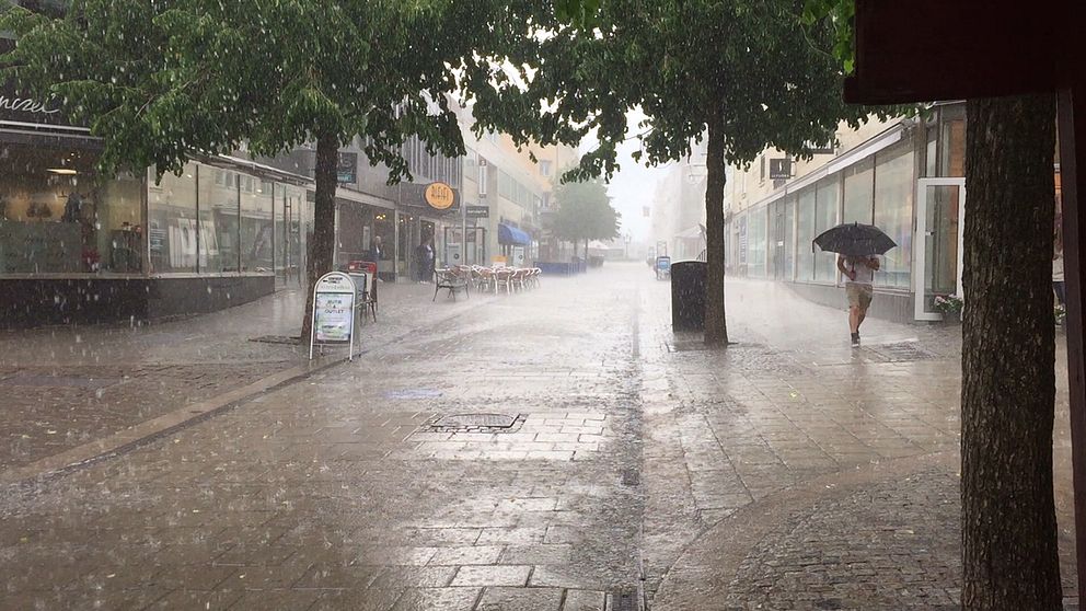 Regn, väder, Uppsala