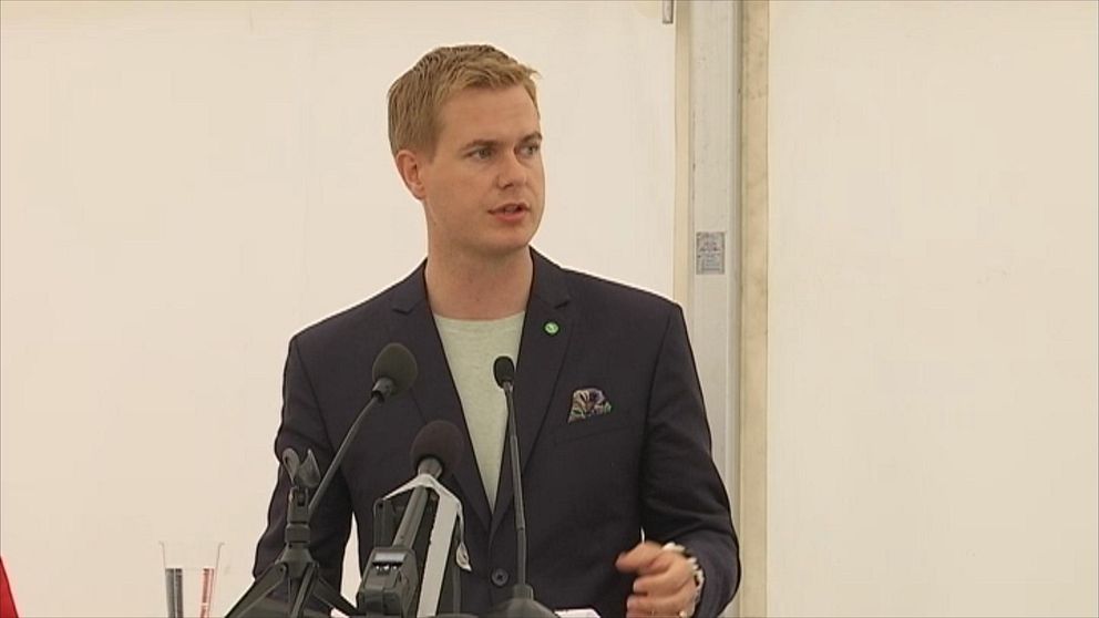 Miljöpartiets språkrör Gustav Fridolin.