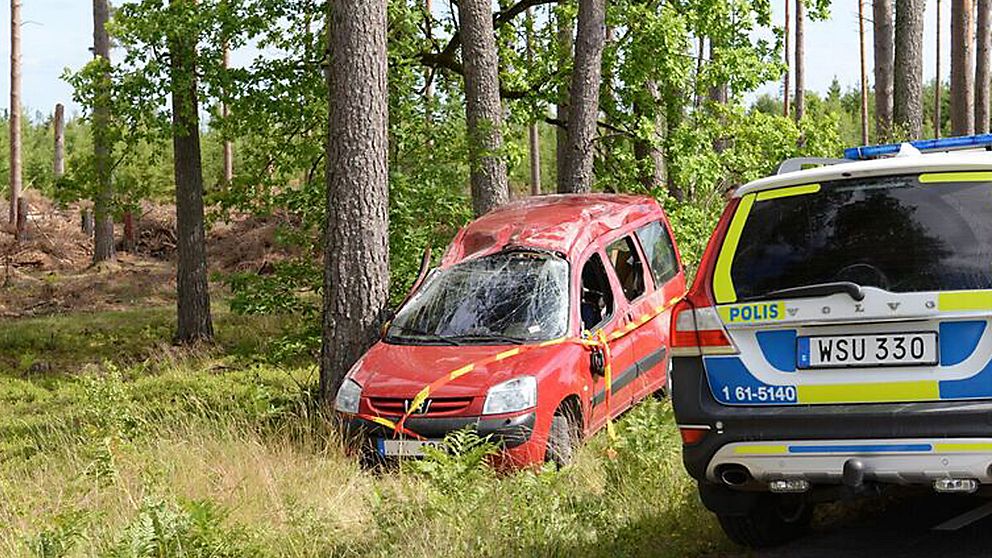 Trafikolycka vid Åryd.