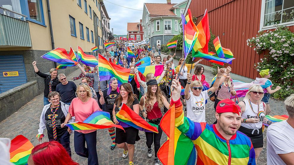 Pridefestival i Falkeberg 2018.