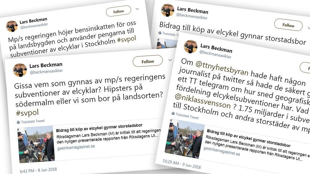 Mledamot har mestadels fel om att elcykelbidrag gynnar storstadsbor