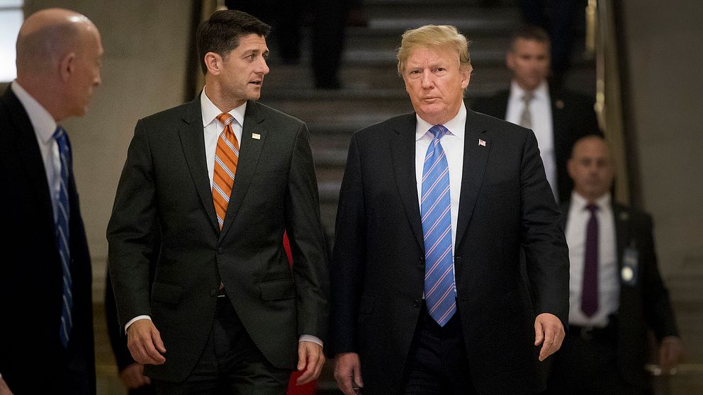 USA:s president Donald Trump träffade under tisdagskvällen talmannen i Representanthuset, Paul Ryan, för att diskutera invandringslagstiftningen i landet