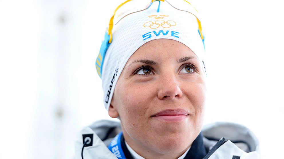 Charlotte Kalla svensk skiddrottning.