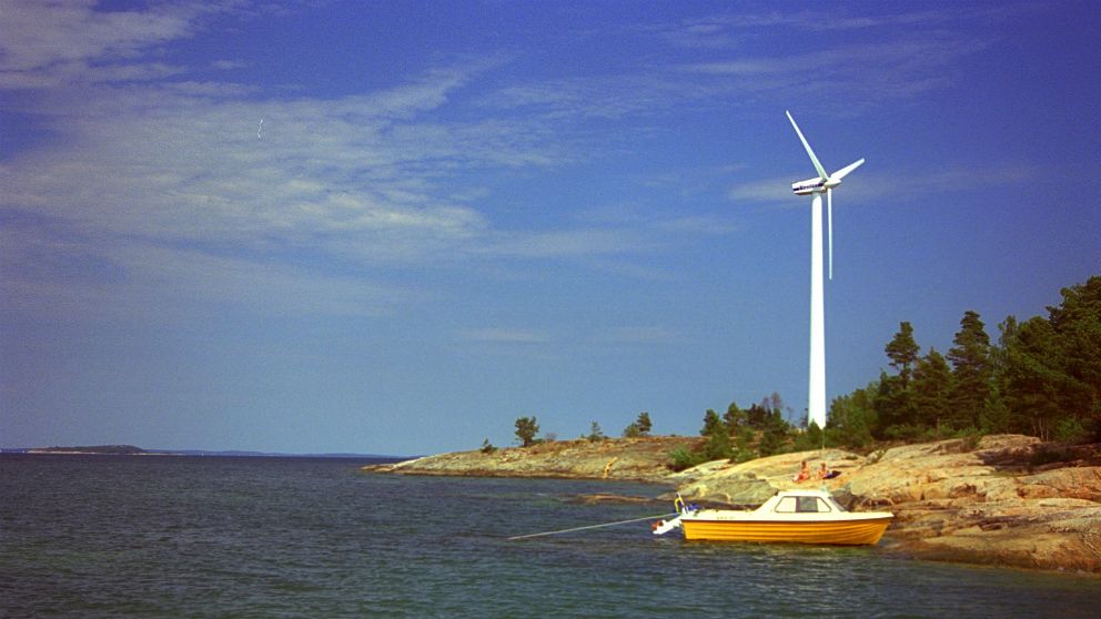 Vindkraftverket på Utö tas bort