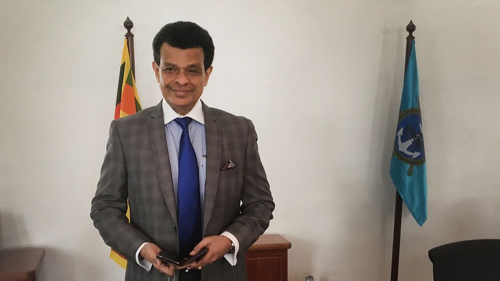 Parakrama Dissanayke, generaldirektör Sri Lankas hamnar