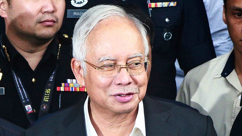 Malaysias tidigare premiärminister Najib Razak.