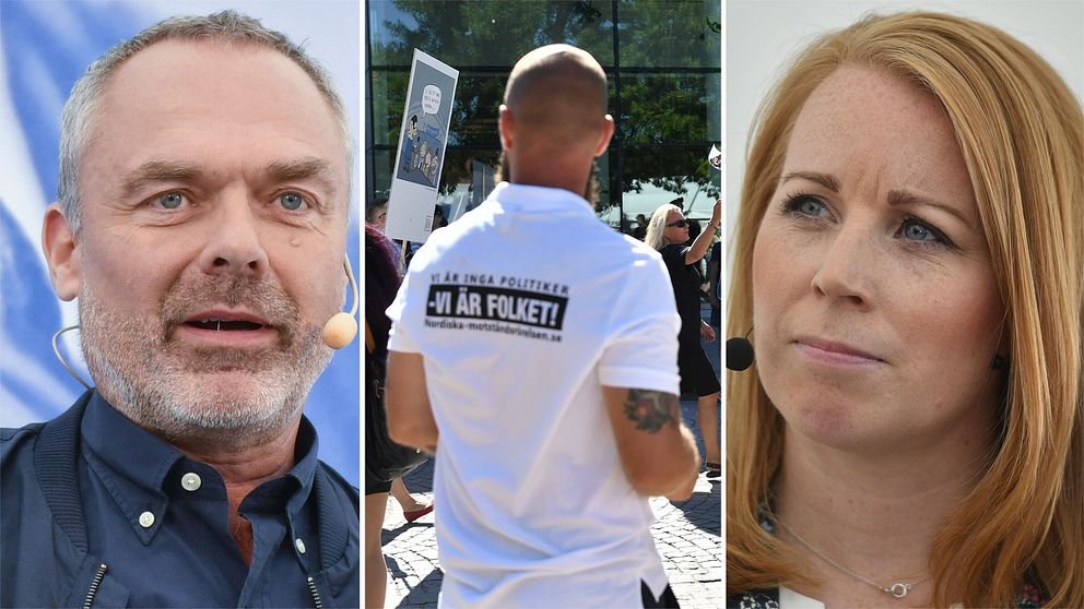 Många partiföreträdare reagerar starkt mot NMR:s närvaro på Almedalsveckan.