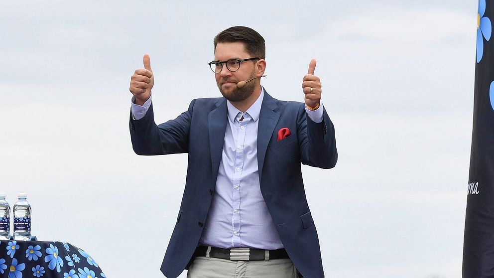 SD:s partiledare Jimmie Åkesson.