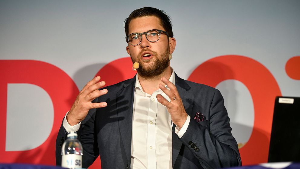 Sverigedemokraternas partiledare Jimmie Åkesson