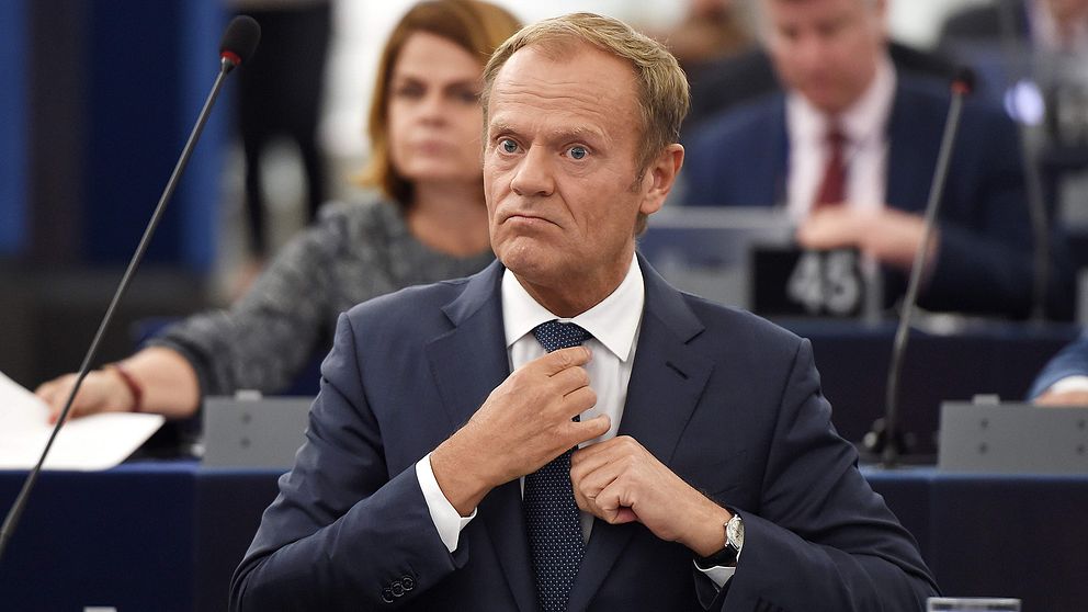 EU:s permanente rådsordförande Donald Tusk.