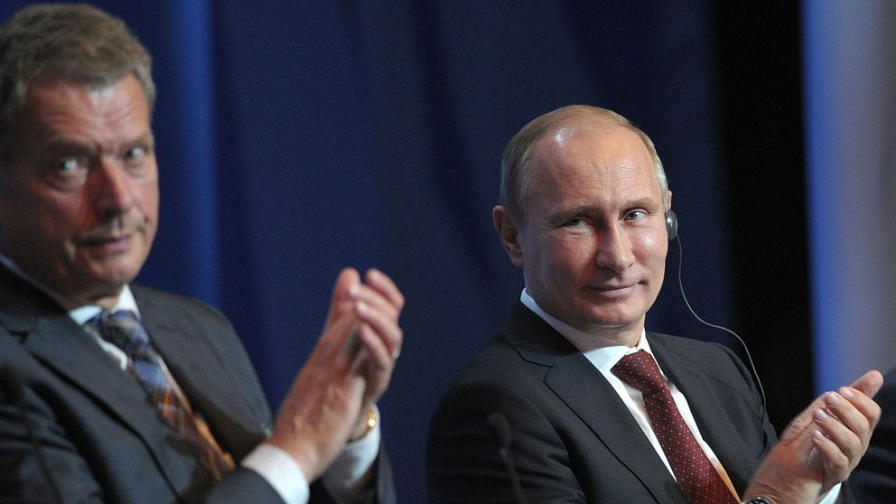 Sauli Niinistö och Vladimir Putin