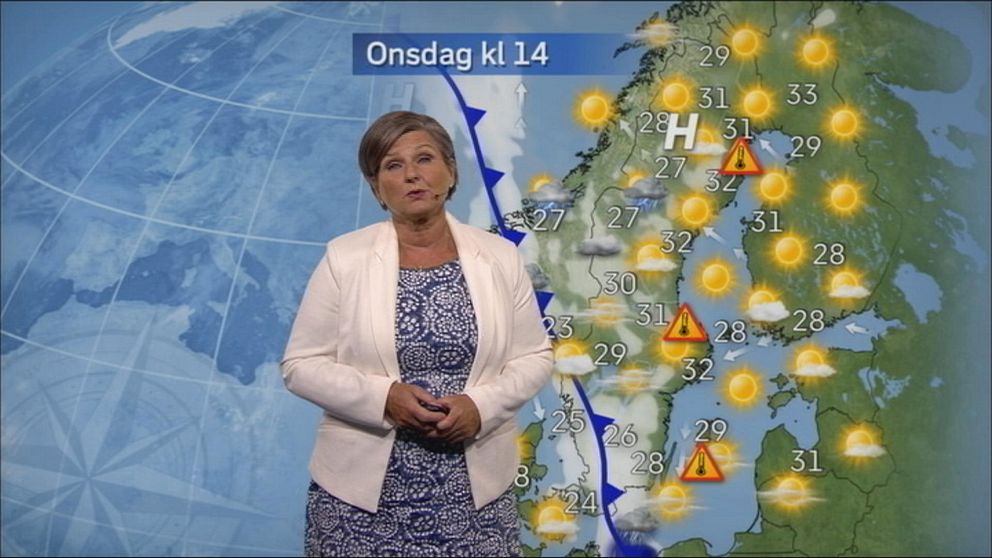 SVT:s meteorog Helen Tronstad.
