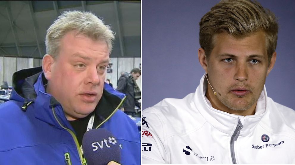 Jonas Kruse och Marcus Ericsson.