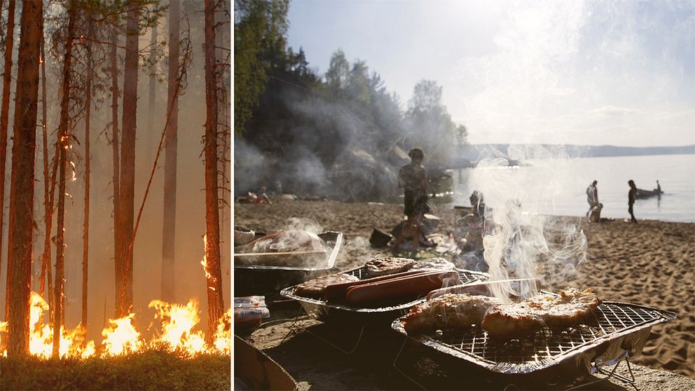 eldning grillning eldningsförbud