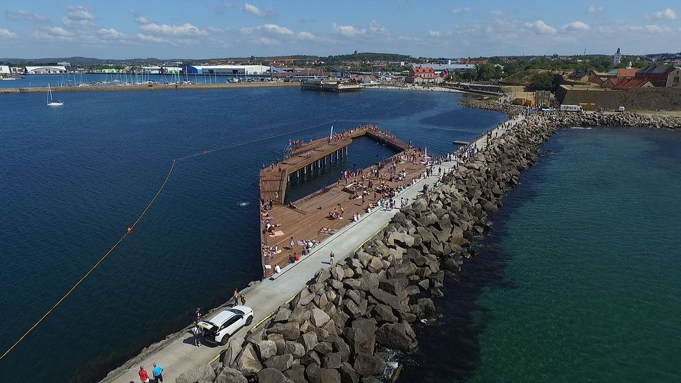 Fästningsbadet i Varberg