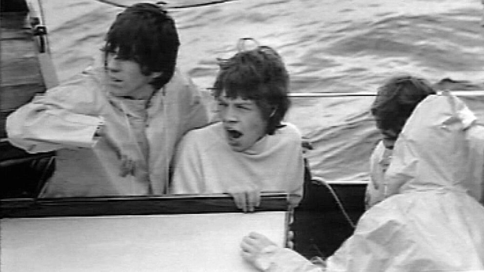 Rolling Stones på båt