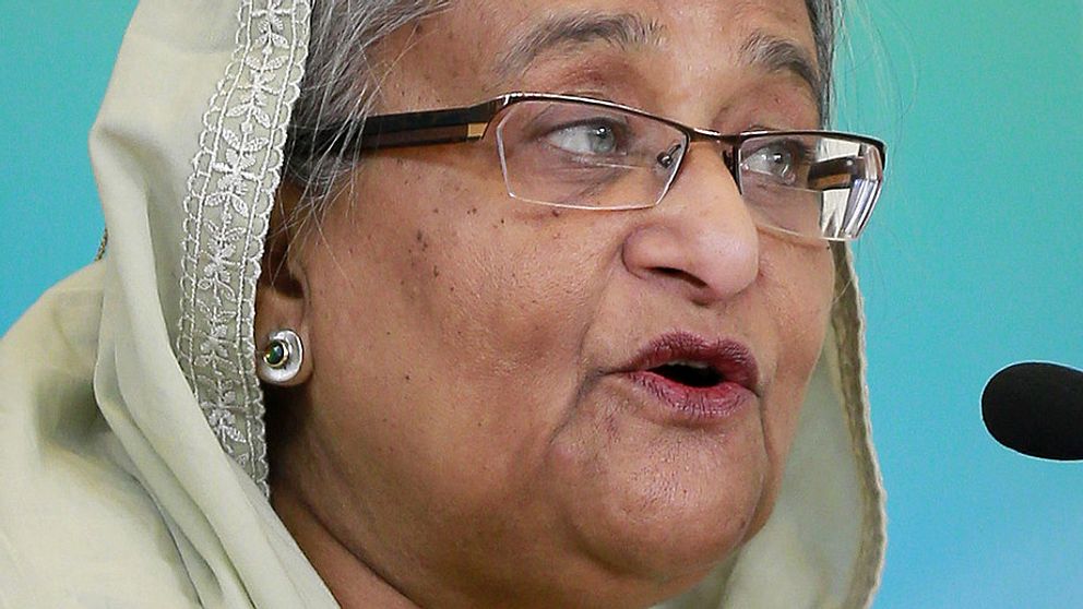 Sheikh Hasina har varit premiärminister i Bangladesh sedan 2009. I december hålls parlamentsval.