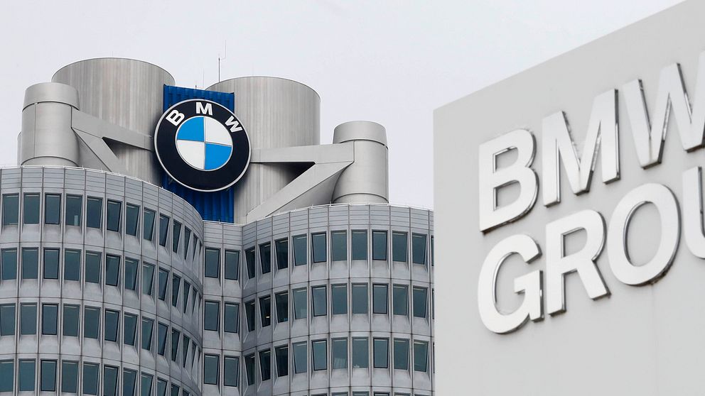 Den tyska biltillverkaren BMW:s högkvarter i München i Tyskland. Arkivbild.