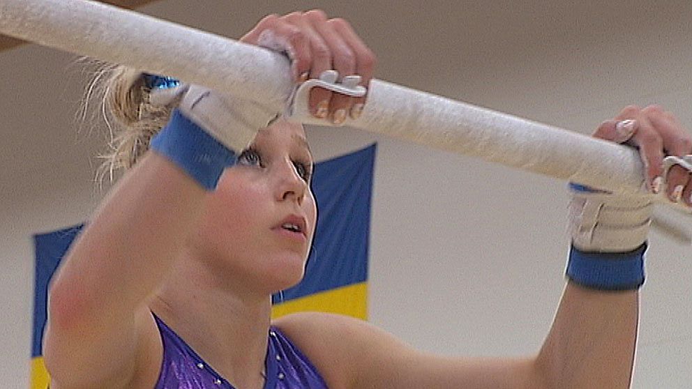 Jonna Adlerteg vid barren