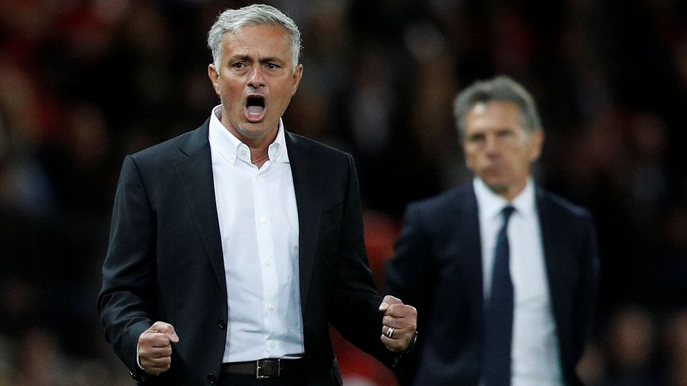 Manchester Uniteds tränare José Mourinho.