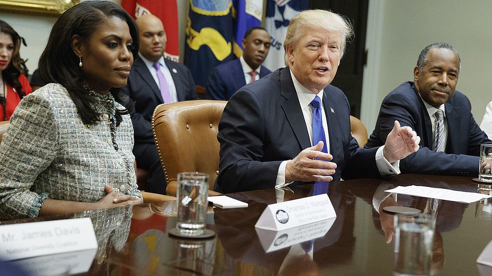 Omarosa Manigault Newman var president Trumps närmaste rådgivare i afroamerikanska frågor. Hon anklagar nu Trump för rasism.