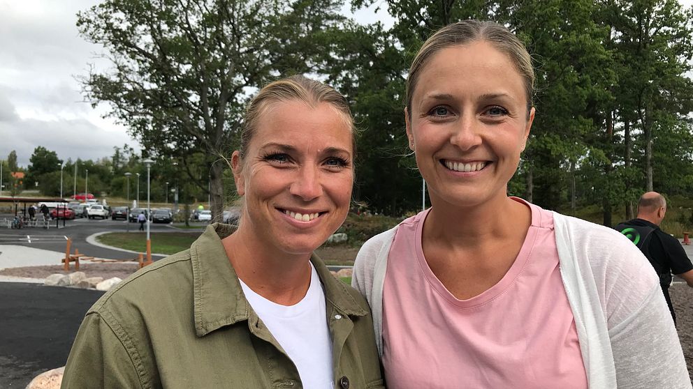 Karin Berge och Rebecka Berge är föräldrar till elever på Viksbergskolan.