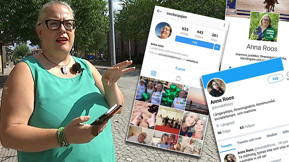 Anna Roos (C), förstanamn på kommunvalsedeln i Hylte