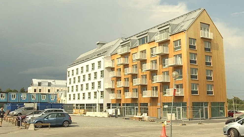 Nya bostadsrätter i Nykvarns centrum (2018).