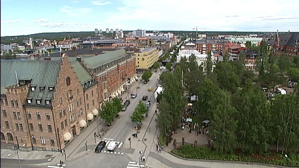 Vy över Luleå från Stadshuset