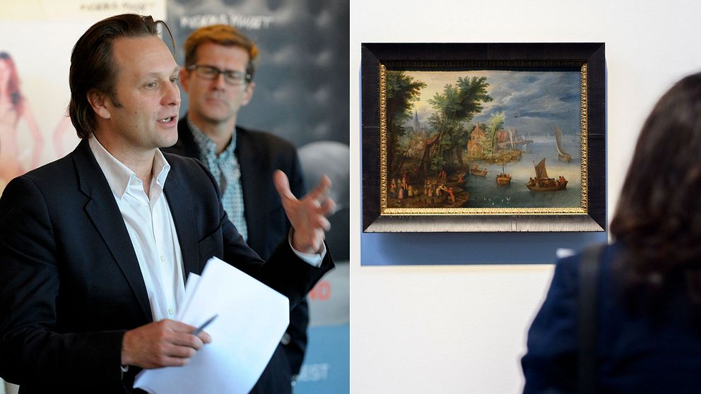 Daniel Birnbaum, chef på Moderna museet. Till höger en bild från utställningen ”Gurlitt: Status Report Nazi Art Theft and Its Consequences”.